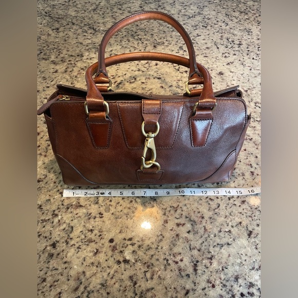 Circa 2000s Wilson’s leather brown satchel - Picture 5 of 9